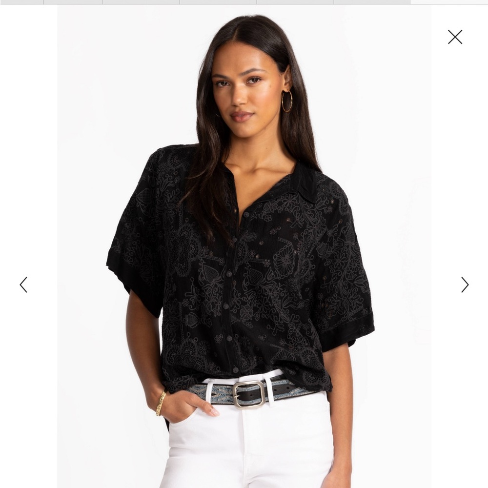 NWT Johnny Was The Audrey Short Sleeve Shirt